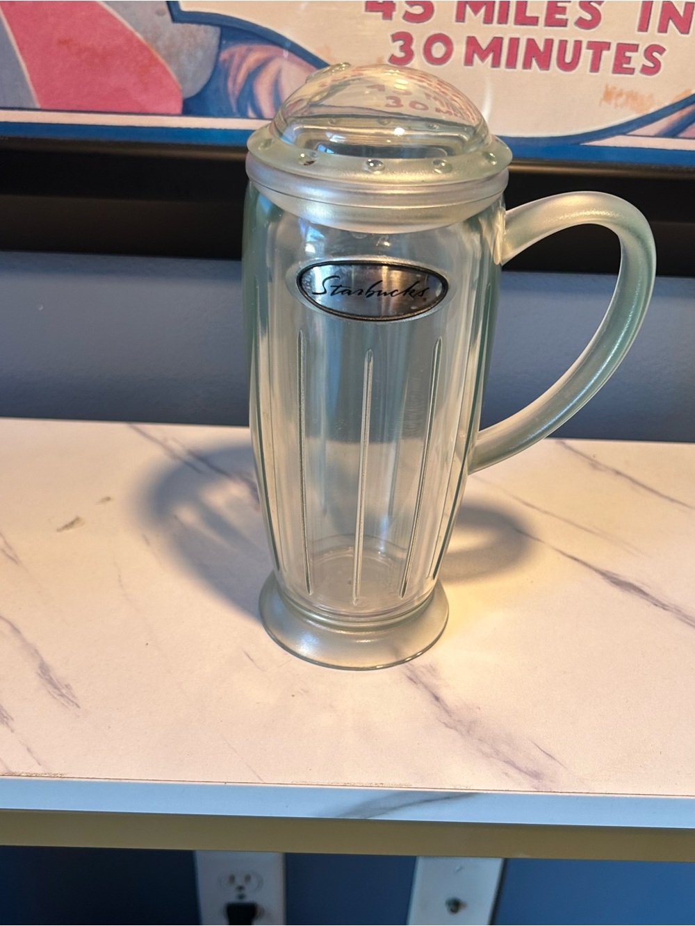 ⭐️ 5 for $25⭐️ 2001 Starbucks Green Barista Rocket Travel Mug
